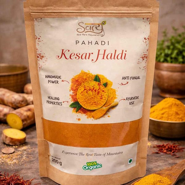 Buy Pure Organic Turmeric, satyee pahadi organic haldi no color added